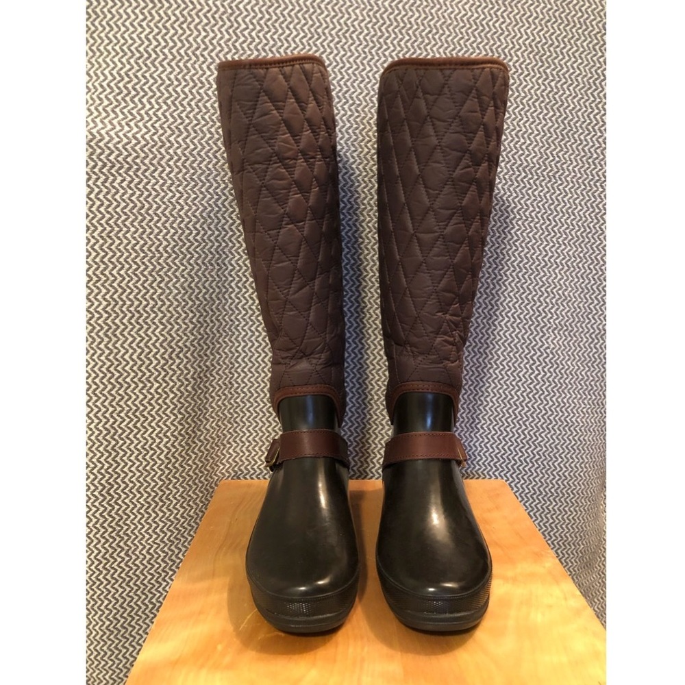 Sperry Knee-high Quilted Rubber Boot NWOT